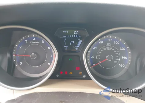 2012 Hyundai Elantra Gls (Ulsan Plant) from USA, damaged, VIN KMHDH4AE1CU322523